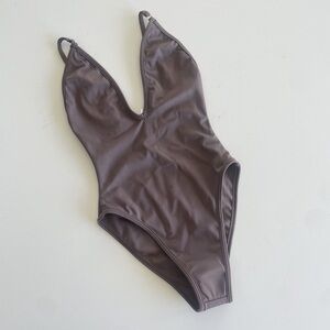 Gooseberry Brown One-Piece Swimsuit